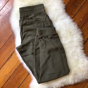 Olive Green Jogger Pants